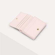 Carica l&#39;immagine nel visualizzatore di Gallery, Coccinelle Metallic Soft Wallet Small Creamy Pink - STANGA Pelletteria
