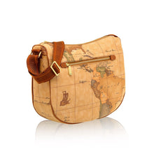Carica l&#39;immagine nel visualizzatore di Gallery, Geo Classic Borsa media a mezzaluna Alviero Martini 1^Classe - STANGA Pelletteria
