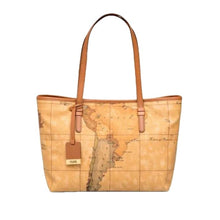 Carica l&#39;immagine nel visualizzatore di Gallery, Geo Classic Borsa Shopping Grande Alviero Martini 1^Classe D005 - STANGA Pelletteria
