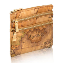 Carica l&#39;immagine nel visualizzatore di Gallery, Geo Classic Pochette media con tasche Alviero Martini 1^ Classe - STANGA Pelletteria
