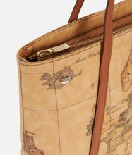 Carica l&#39;immagine nel visualizzatore di Gallery, Geo Classic Shopping bag con borchiette media Alviero Martini 1^Classe - STANGA Pelletteria

