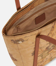 Carica l&#39;immagine nel visualizzatore di Gallery, Geo Classic Shopping bag con borchiette media Alviero Martini 1^Classe - STANGA Pelletteria
