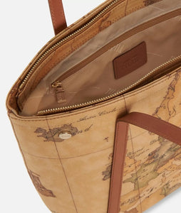 Geo Classic Shopping bag con borchiette media Alviero Martini 1^Classe - STANGA Pelletteria