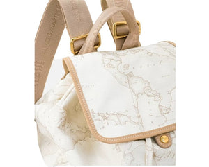 Geo Soft White Zaino con tasca frontale Alviero Martini 1^ Classe - STANGA Pelletteria