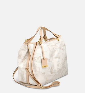 Geo White Borsa grande a mano - STANGA Pelletteria