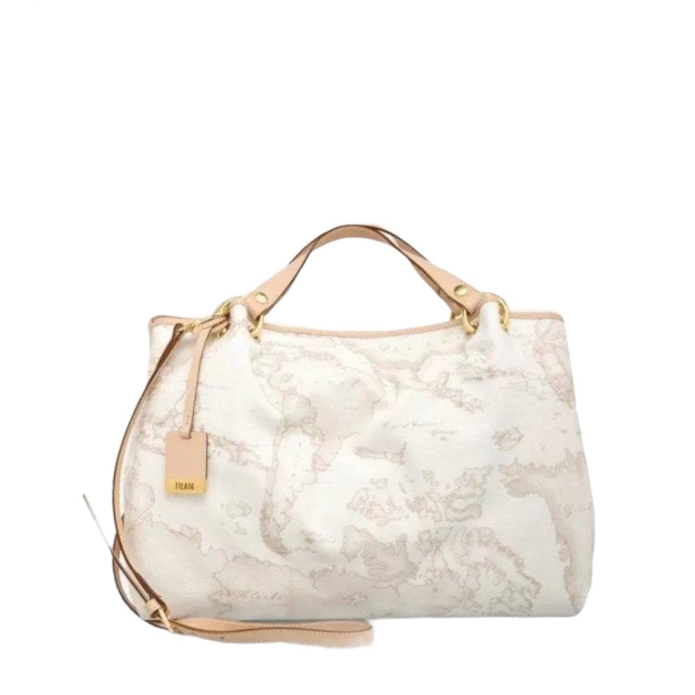 Alviero Martini 1^A Classe Borsa Geo White grande a mano N147