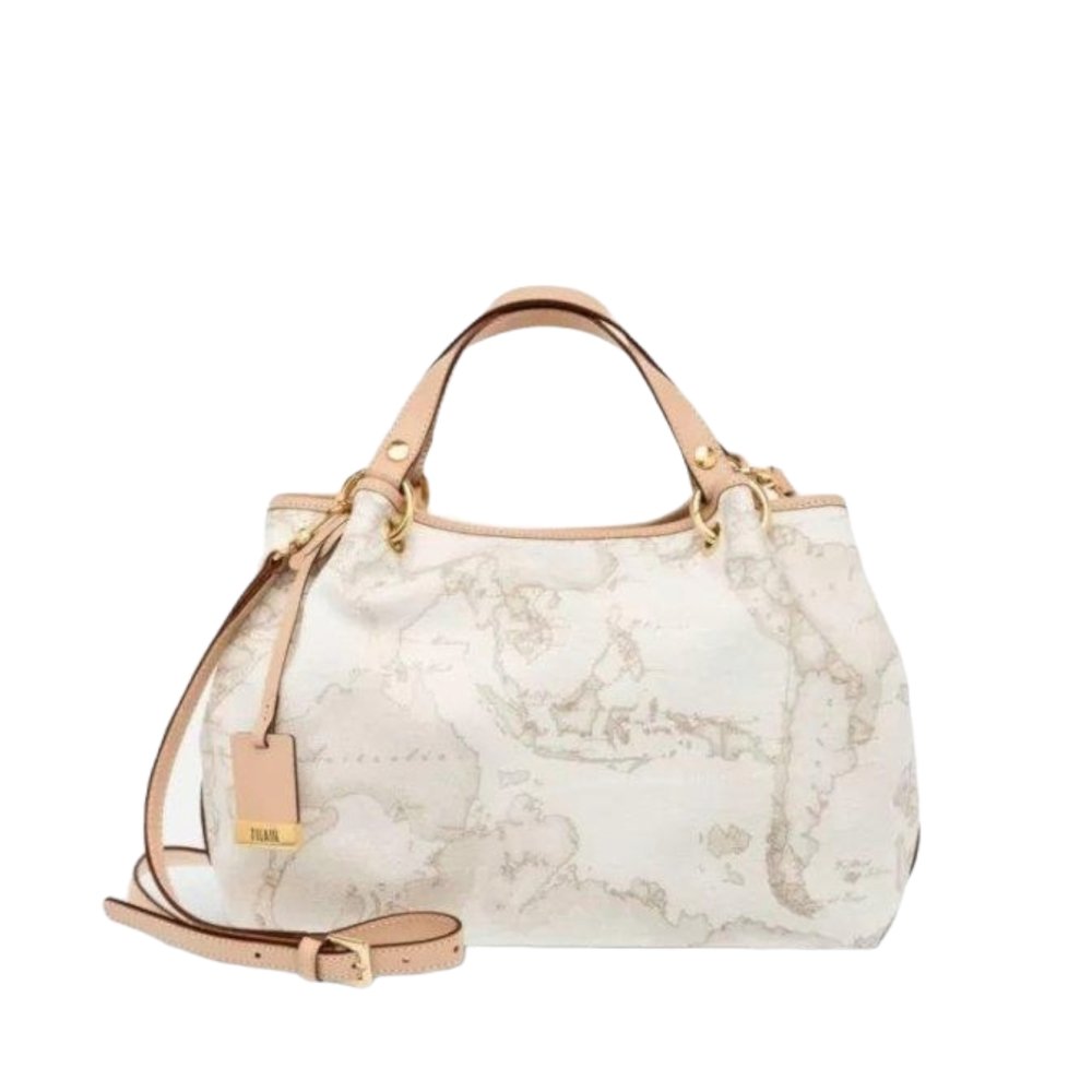 Geo White Borsa media a mano - STANGA Pelletteria