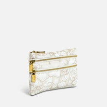 Carica l&#39;immagine nel visualizzatore di Gallery, Geo White Pochette Media con Tasche Alviero Martini 1^A Classe - STANGA Pelletteria
