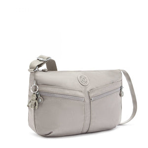 Izellah Borsa Kipling Media a Tracolla Grey Gris - STANGA Pelletteria