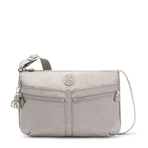 Izellah Borsa Kipling Media a Tracolla Grey Gris - STANGA Pelletteria