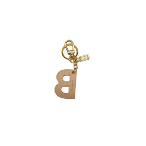 Lettera B portachiavi Geo White Alviero Martini 1^ Classe P00B - STANGA Pelletteria