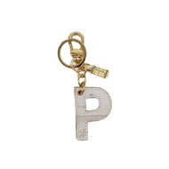 Lettera P Portachiavi Geo Classic Alviero Martini 1^A Classe P00P - STANGA Pelletteria