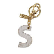 Lettera S portachiavi Geo White Alviero Martini 1^ Classe P00S - STANGA Pelletteria