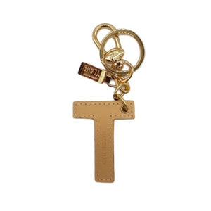 Lettera T Portachiavi Geo White Alviero Martini 1^A Classe P00T - STANGA Pelletteria