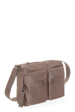 Carica l&#39;immagine nel visualizzatore di Gallery, Mandarina Duck Borsa Crossover Con Due Tasche Taupe - STANGA Pelletteria
