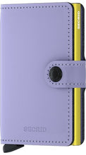 Carica l&#39;immagine nel visualizzatore di Gallery, Miniwallet Matte Lila Lime Secrid - STANGA Pelletteria
