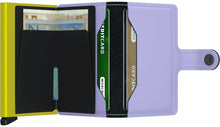 Carica l&#39;immagine nel visualizzatore di Gallery, Miniwallet Matte Lila Lime Secrid - STANGA Pelletteria

