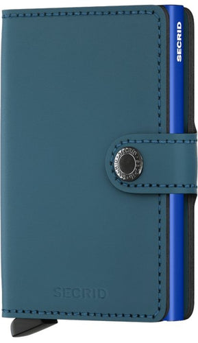 Miniwallet Matte Petrol Blue Secrid - STANGA Pelletteria