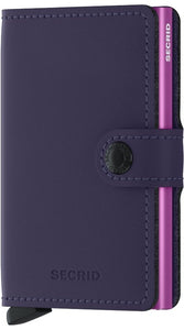Miniwallet Matte Purple Secrid - STANGA Pelletteria