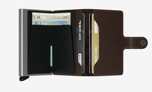 Miniwallet Original Dark Brown Secrid - STANGA Pelletteria
