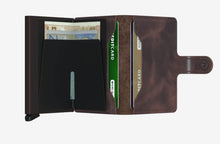 Carica l&#39;immagine nel visualizzatore di Gallery, Miniwallet Vintage Chocolate Secrid - STANGA Pelletteria
