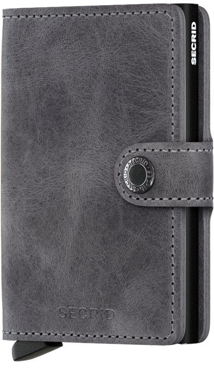 Miniwallet Vintage Grey-Black Secrid - STANGA Pelletteria