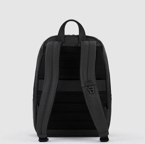 Piquadro Computer 13,3" Con Porta iPad®Pro 12,9" Backpack Aye Nero - STANGA Pelletteria