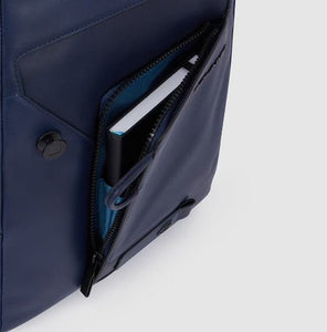 Piquadro Computer 13,3" Con Porta iPad®Pro 12,9" Backpack Aye Nero - STANGA Pelletteria