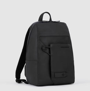 Piquadro Computer 13,3" Con Porta iPad®Pro 12,9" Backpack Aye Nero - STANGA Pelletteria