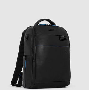 Piquadro Computer Backpack 14" With iPad® Compartment Nero - STANGA Pelletteria