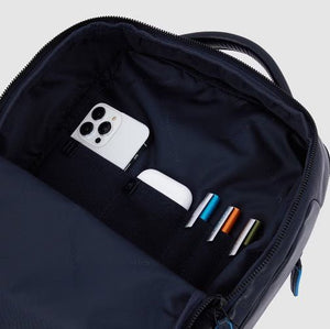 Piquadro Computer Backpack 14" With iPad® Compartment Nero - STANGA Pelletteria