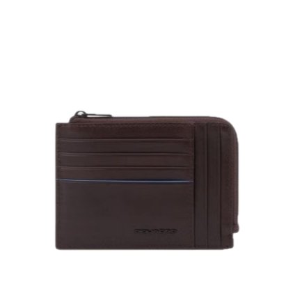Piquadro Porta monete con carte di credito B2 Revamp Moro - STANGA Pelletteria
