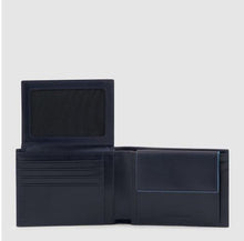 Carica l&#39;immagine nel visualizzatore di Gallery, Piquadro Portafoglio Uomo Con Porta Documenti B2 Revamp Blu - STANGA Pelletteria

