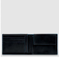 Carica l&#39;immagine nel visualizzatore di Gallery, Piquadro Portafoglio uomo con porta documenti, porta Blue Square Nero - STANGA Pelletteria
