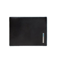 Carica l&#39;immagine nel visualizzatore di Gallery, Piquadro Portafoglio uomo con porta monete Blue Square Nero PU257B2R - STANGA Pelletteria
