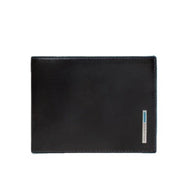 Piquadro Portafoglio uomo con porta monete Blue Square Nero PU257B2R - STANGA Pelletteria