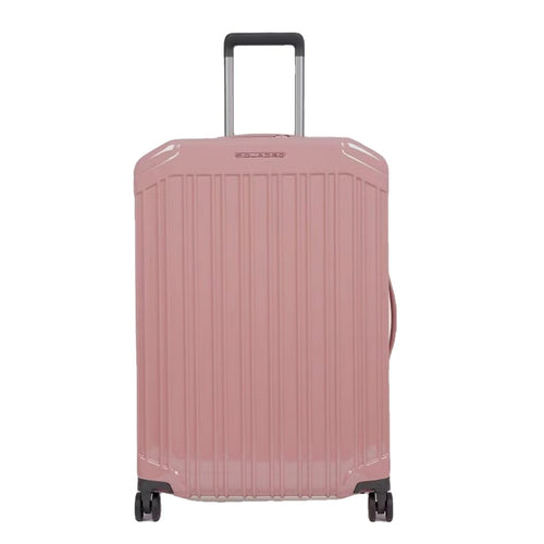 Piquadro Trolley medio 4 ruote in policarbonato PQ-Light Rosa - STANGA Pelletteria