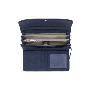 Portafoglio Kipling Money Land Blue Bleu 2 - STANGA Pelletteria
