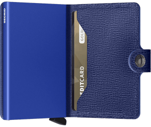 Secrid Miniwallet Crisple Cobalt - STANGA Pelletteria