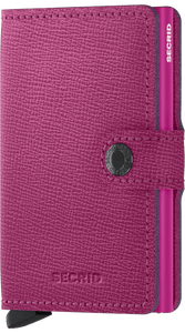 Secrid Miniwallet Crisple Fuchsia - STANGA Pelletteria