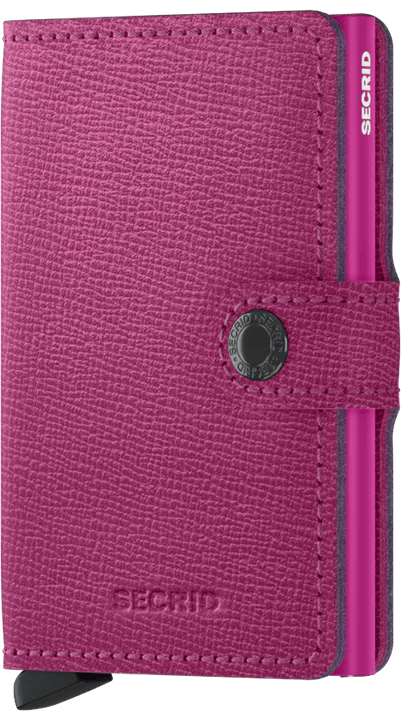 Secrid Miniwallet Crisple Fuchsia - STANGA Pelletteria