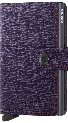 Secrid Miniwallet Crisple Purple - STANGA Pelletteria