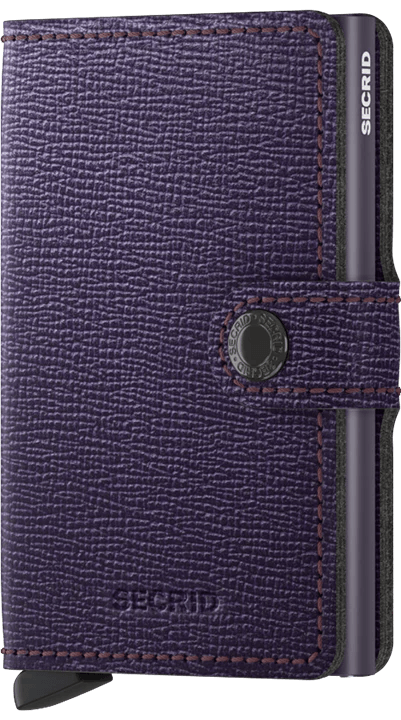 Secrid Miniwallet Crisple Purple - STANGA Pelletteria
