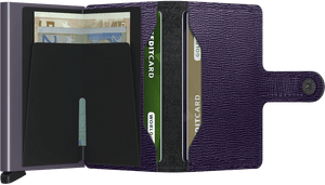 Secrid Miniwallet Crisple Purple - STANGA Pelletteria