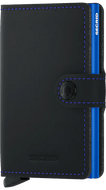 Secrid Miniwallet Matte Black & Blue - STANGA Pelletteria