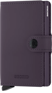Secrid Miniwallet Matte Dark-Purple - STANGA Pelletteria