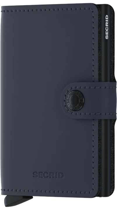 Secrid Miniwallet Matte Night Blue - STANGA Pelletteria