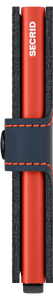 Secrid Miniwallet Matte Nightblue & Orange - STANGA Pelletteria