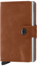 Carica l&#39;immagine nel visualizzatore di Gallery, Secrid Miniwallet Vintage Cognac-Silver - STANGA Pelletteria
