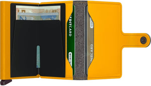 Secrid Miniwallet Yard Powder Ochre - STANGA Pelletteria